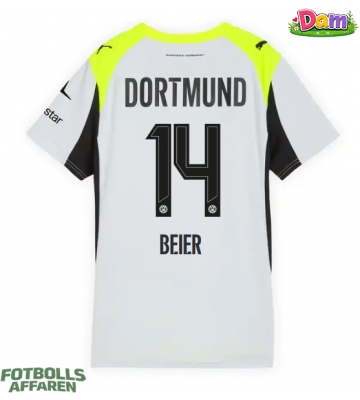 Borussia Dortmund Maximilian Beier #14 Bortatröja Kvinnor 2025-26 Kortärmad